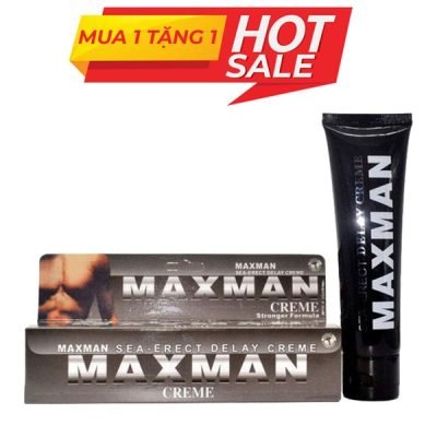 Gel MaxMan kéo dài thời gian quan hệ, tăng kích thước, Tuýp 60g