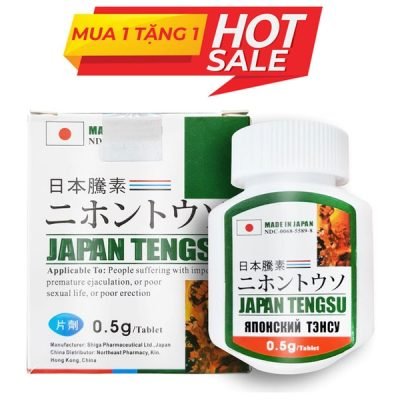 Thuốc cường dương Japan Tengsu Nhật Bản, Hộp 16 viên