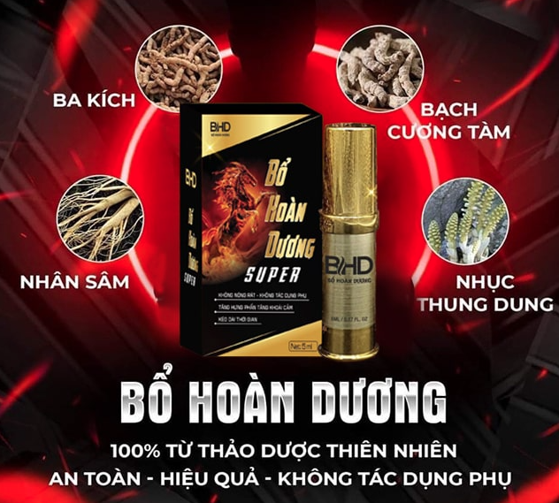 Xịt Bổ Hoàn Dương Chính Hãng – Chống Xuất Sớm Cho Nam