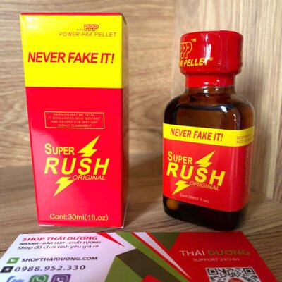 Alternative view of Tinh Dầu Popper Super Rush Red 30ml Đỏ – Chính Hãng USA, Kích Thích Mạnh, Tăng Hưng Phấn