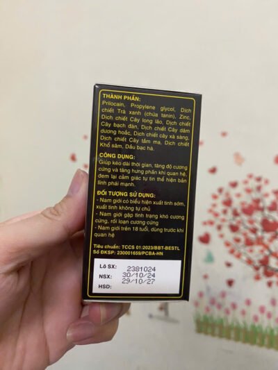 Alternative view of Xịt chống xuất tinh sớm Best Life Supermen plus kéo dài thời gian quan hệ chai 15ml