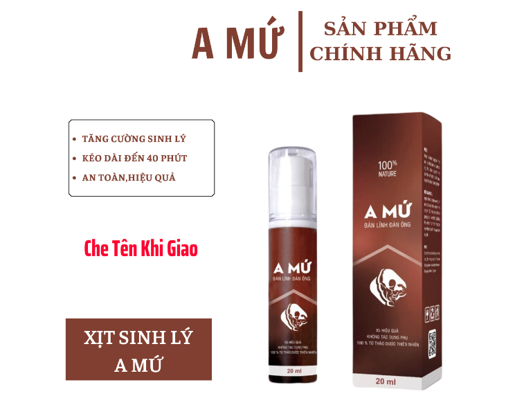 Chai Xịt A Mứ – Giải Pháp Kéo Dài Cuộc Yêu Dành Cho Nam Giới
