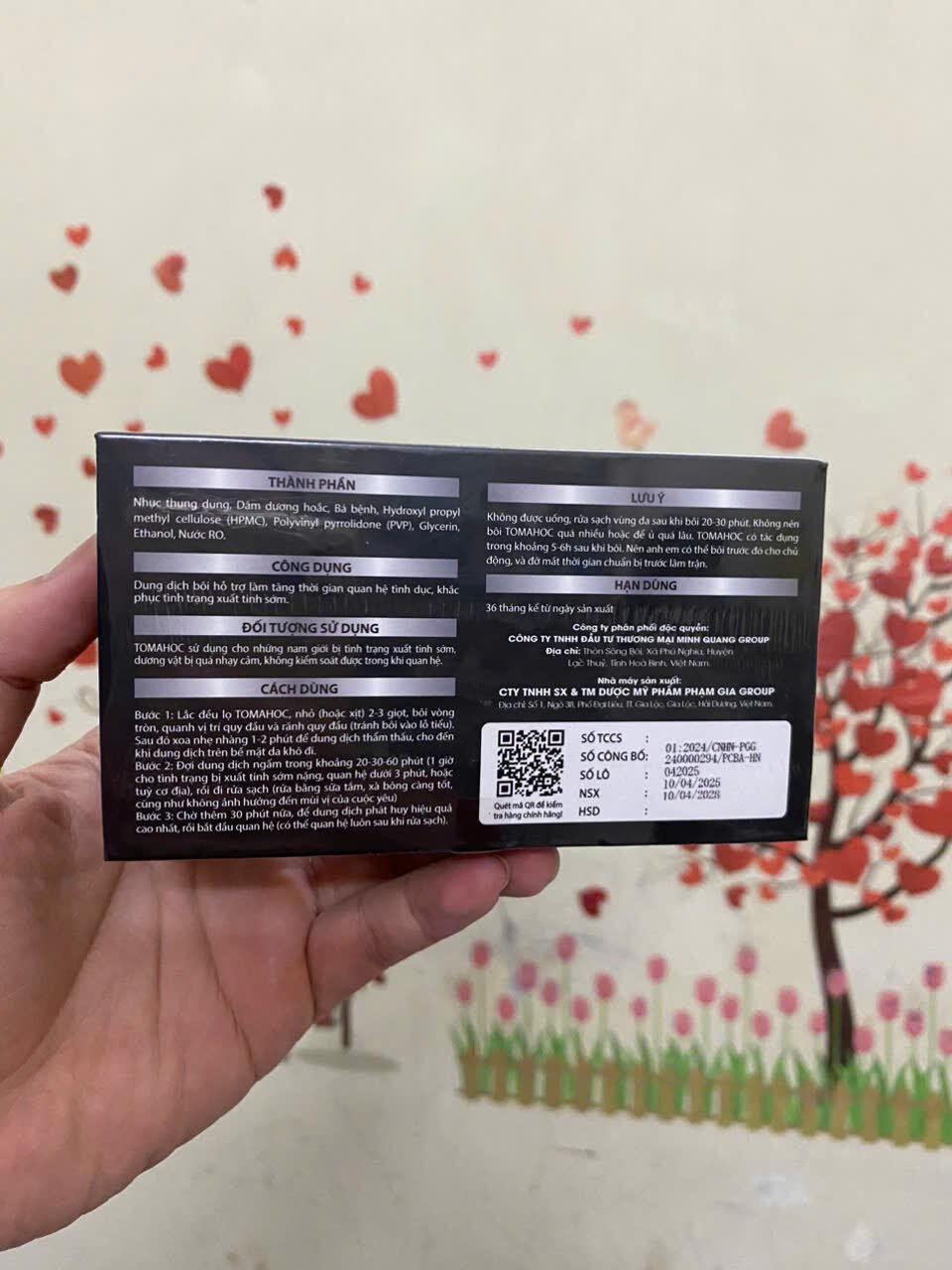 Xịt TOMAHOC kéo dài thời gian quan hệ nam - Ảnh 3